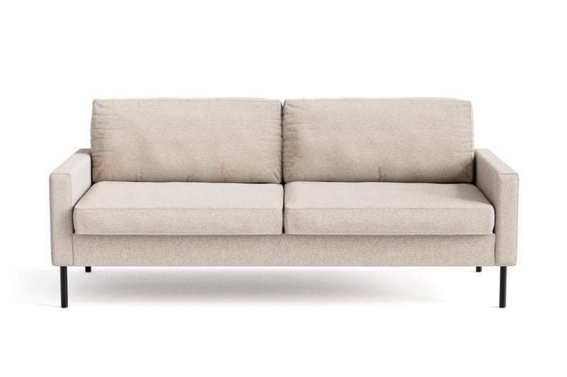 Nevada 3-personers Small Stofsofa 198 cm bred - Beige - Møbler - Sofaer - 3 personers sofa