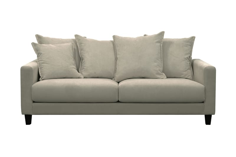 Nida 3-personers sofa - Grå - Lædersofaer - Velour sofaer - 3 personers sofa - 4 personers sofa - Sofaer - 2 personers sofa