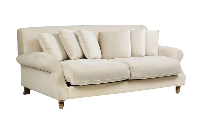 Oak Sofa 2-4 sæder - Beige - 3 personers sofa