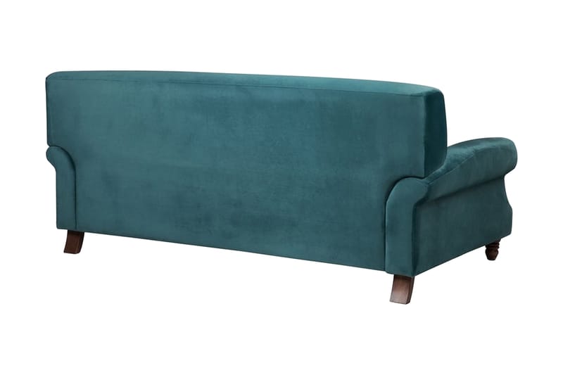 Oak Sofa 2-4 sæder - Blå - 3 personers sofa