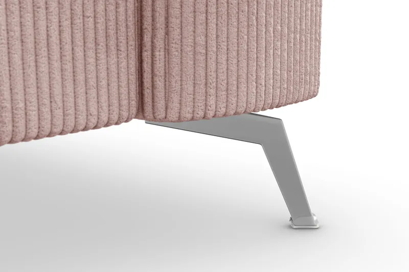 Ocean Lyx 3-personers Manchestersofa - Rosa - Møbler - Sofaer - 3 personers sofa