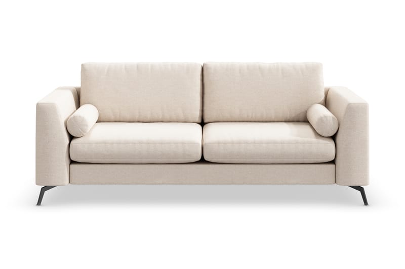 Ocean Lyx 3-personers Sofa - Beige/Sort - 3 personers sofa