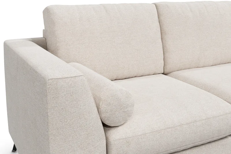 Ocean Lyx 3-personers Stofsofa - Beige - Møbler - Sofaer - 3 personers sofa