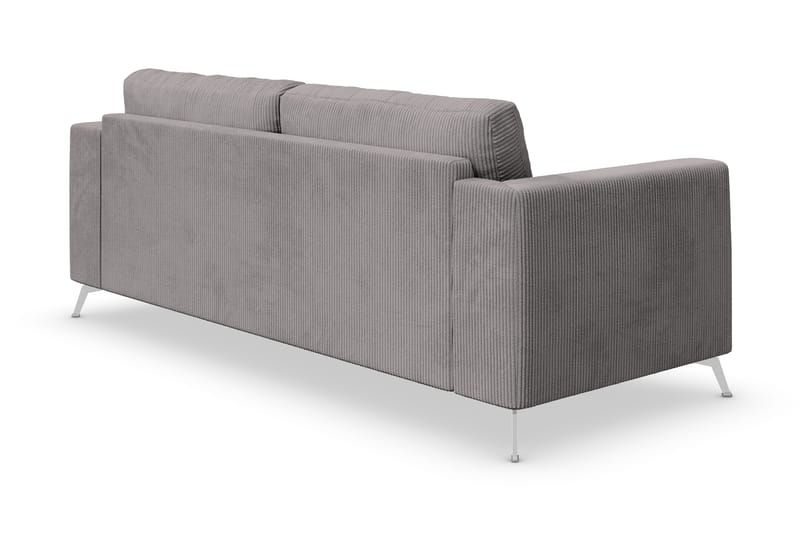 Ocean Lyx 3-personers Manchestersofa - Mørkegrå - Møbler - Sofaer - 3 personers sofa