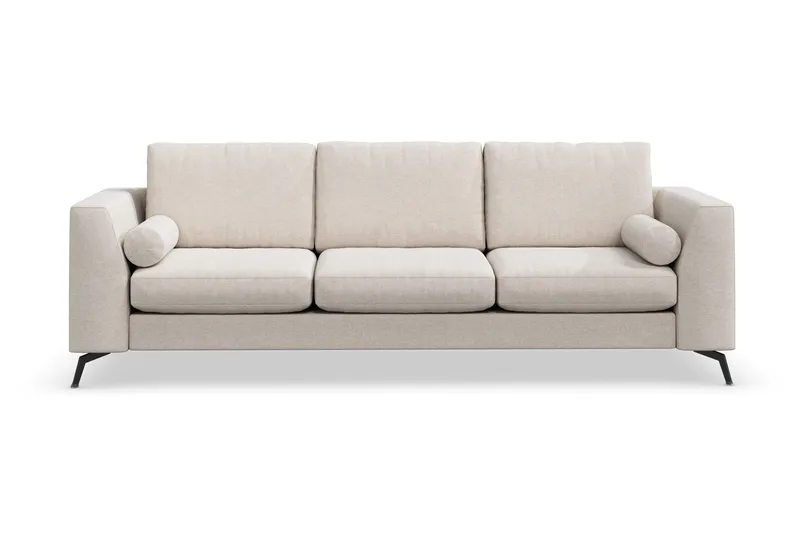 Ocean Lyx 3-personers Stofsofa - Beige - Møbler - Sofaer - 3 personers sofa