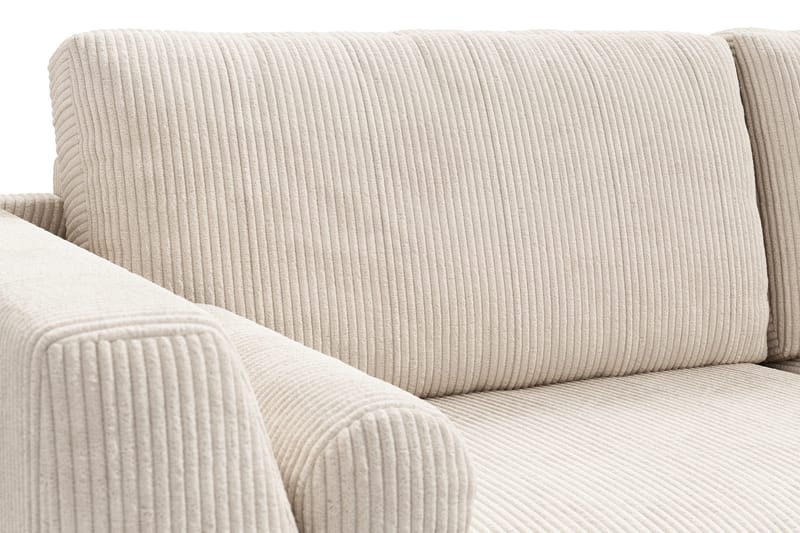 Ocean Lyx 3-personers Manchestersofa - Beige - Møbler - Sofaer - 3 personers sofa