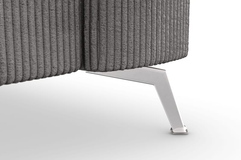 Ocean Lyx 3-personers Manchestersofa - Mørkegrå - Møbler - Sofaer - 3 personers sofa