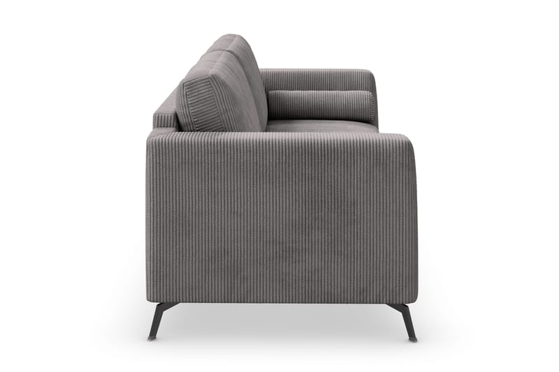 Ocean Lyx 3-personers Manchestersofa - Mørkegrå - Møbler - Sofaer - 3 personers sofa