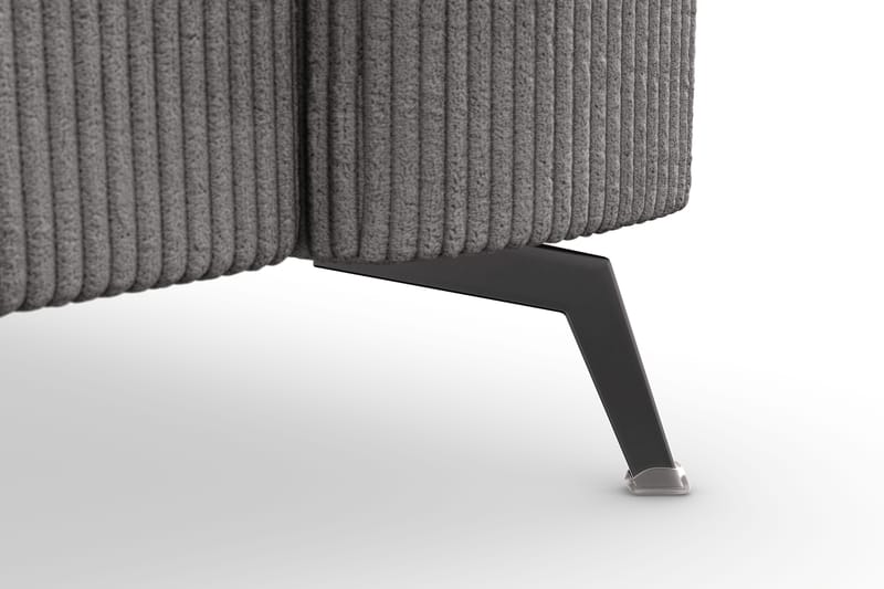 Ocean Lyx 3-personers Manchestersofa - Mørkegrå - Møbler - Sofaer - 3 personers sofa