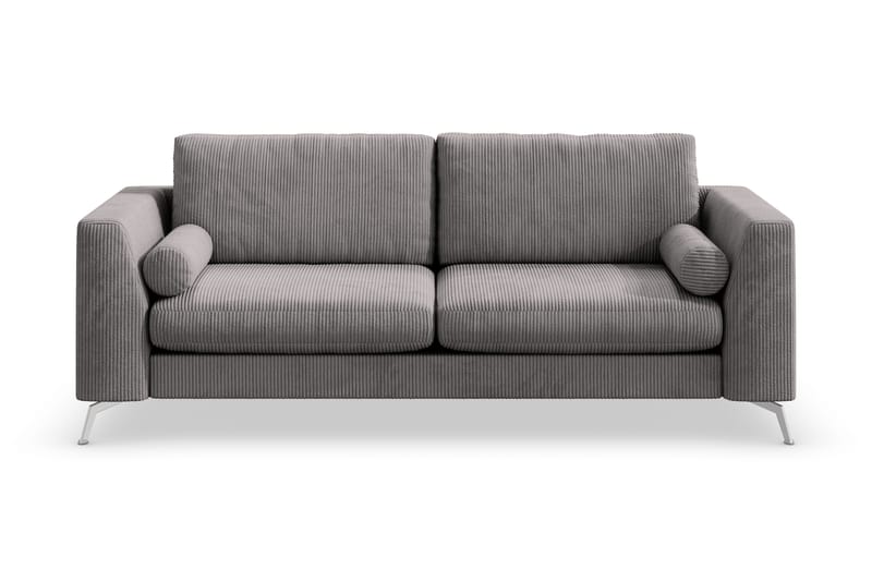 Ocean Lyx 3-personers Manchestersofa - Mørkegrå - Møbler - Sofaer - 3 personers sofa