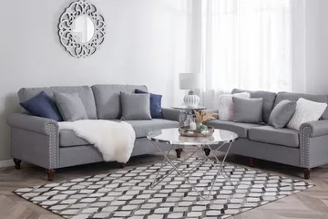 Otra Sofa 3 sæder - Grå - Møbler - Sofaer - 3 personers sofa