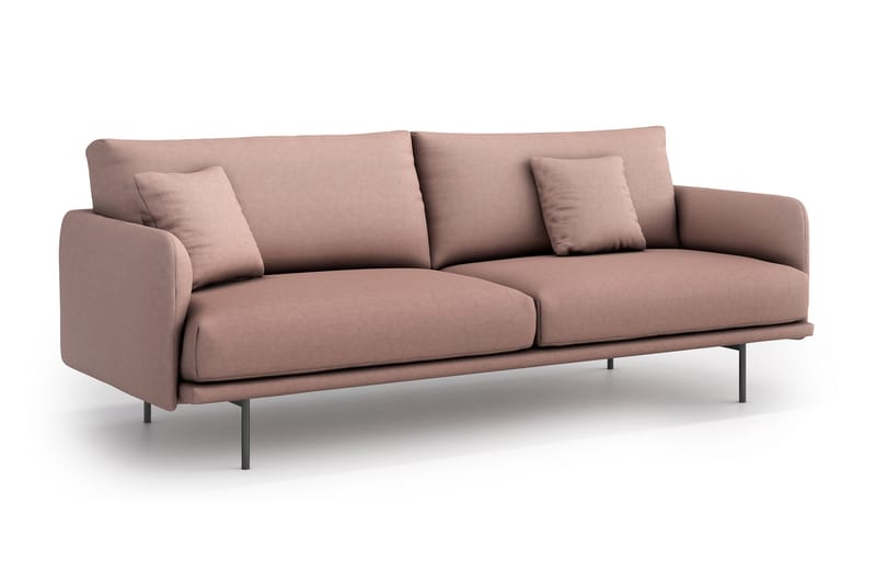 Paraply 3-pers. Sofa - Lyserød - 3 personers sofa