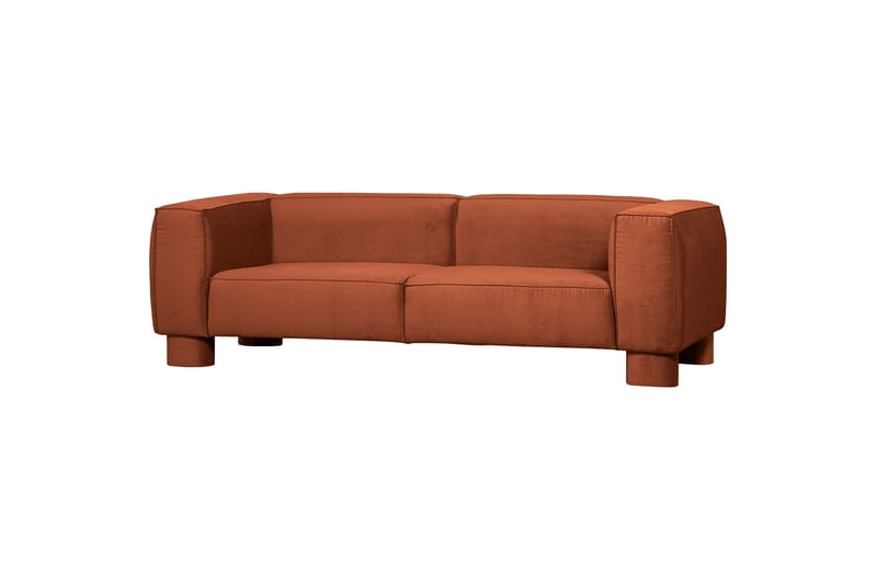 Paveen Sofa 3-personers - Orange - Møbler - Sofaer - 3 personers sofa