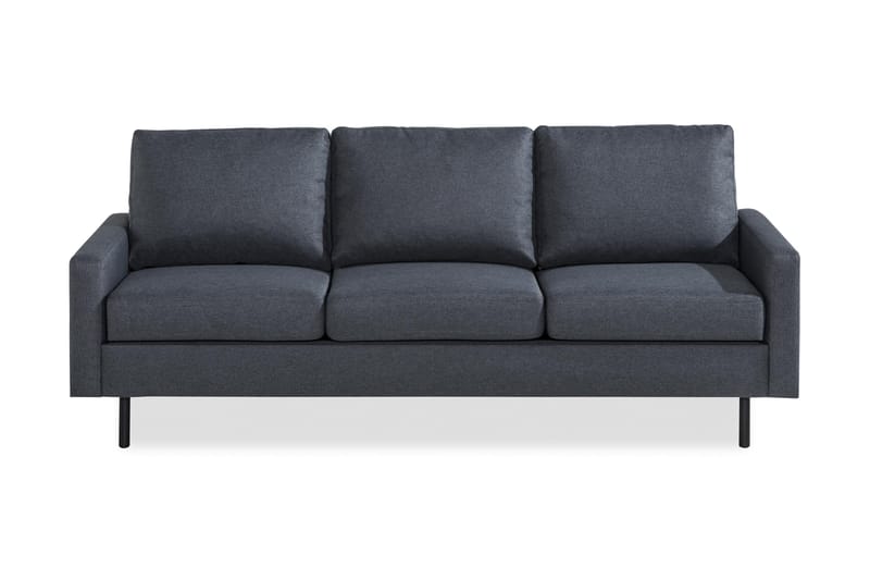 Peppe 3-personers Stofsofa - Mørkegrå - Møbler - Sofaer - 3 personers sofa