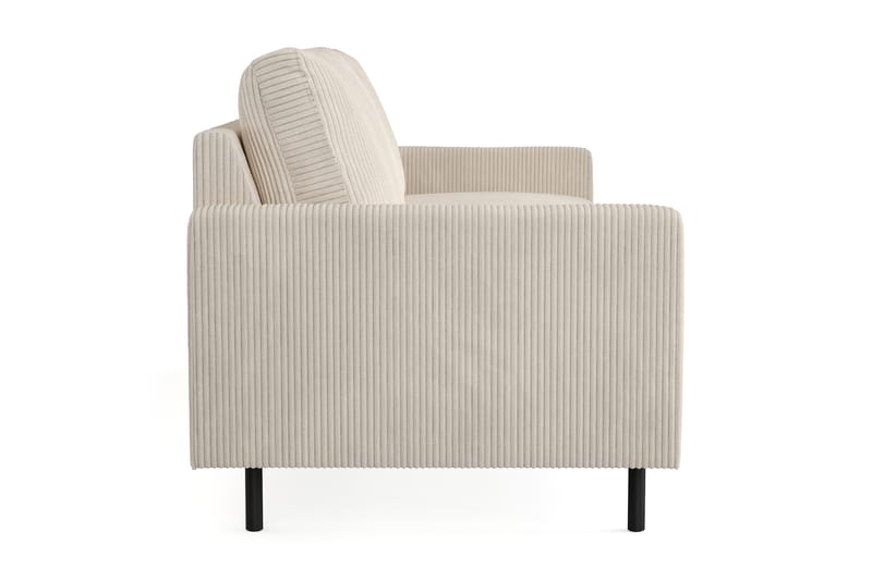 Peppe 3-personers Manchester Sofa 200 cm bred - Beige - Møbler - Sofaer - 3 personers sofa