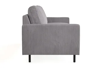 Peppe 3-personers Manchestersofa - Mørkegrå - Møbler - Sofaer - 3 personers sofa