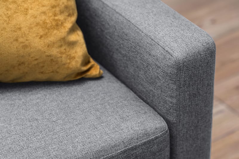 Peppe 3-personers Stofsofa - Lysegrå - Møbler - Sofaer - 3 personers sofa