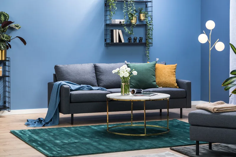 Peppe 3-personers Stofsofa - Mørkegrå - Møbler - Sofaer - 3 personers sofa