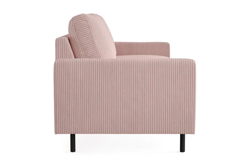 Peppe 3-personers Manchester Sofa - Rosa - Møbler - Sofaer - 3 personers sofa