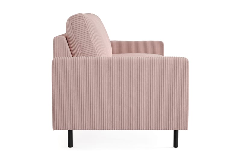 Peppe 3-personers Manchester Sofa - Rosa - Møbler - Sofaer - 3 personers sofa