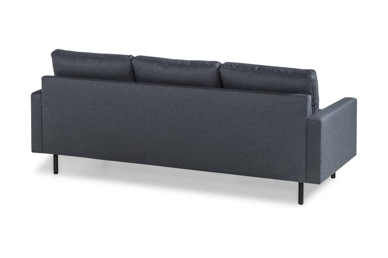 Peppe 3-personers Sofa - Mørkegrå - 3 personers sofa