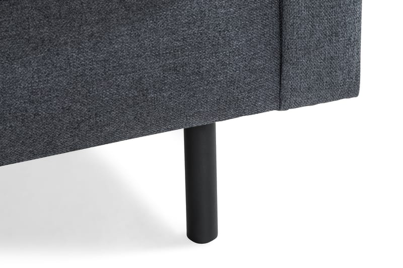 Peppe 3-personers Stofsofa - Mørkegrå - Møbler - Sofaer - 3 personers sofa