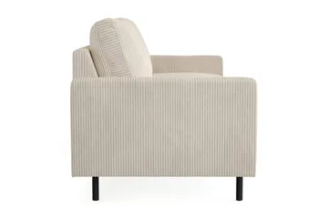 Peppe 3-personers Manchester Sofa - Beige - Møbler - Sofaer - 3 personers sofa