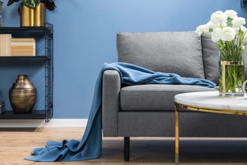 Peppe 3-personers Stofsofa - Lysegrå - Møbler - Sofaer - 3 personers sofa