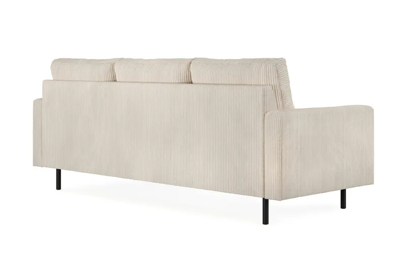 Peppe 3-personers Manchester Sofa - Beige - Møbler - Sofaer - 3 personers sofa