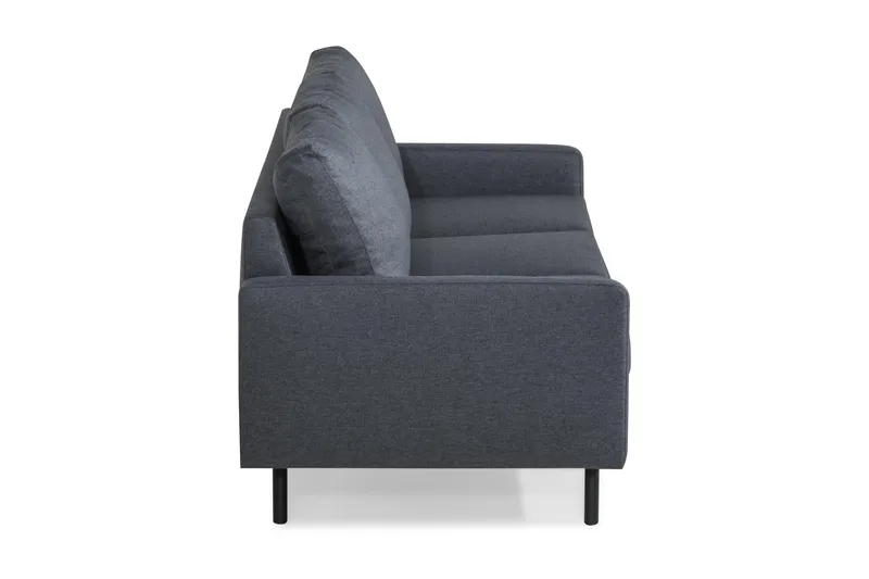 Peppe 3-personers Stofsofa - Mørkegrå - Møbler - Sofaer - 3 personers sofa