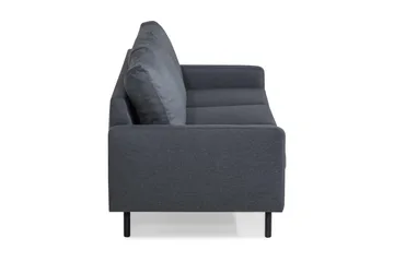 Peppe 3-personers Stofsofa - Mørkegrå - Møbler - Sofaer - 3 personers sofa