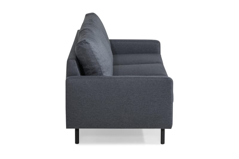Peppe 3-personers Stofsofa - Mørkegrå - Møbler - Sofaer - 3 personers sofa