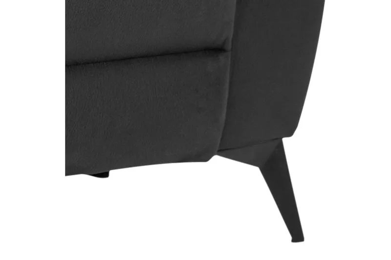 Ranas 3-Pers. Sofa Elektrisk - Grå/Sort - Møbler - Sofaer - 3 personers sofa