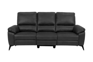 Ranas 3-Pers. Sofa Elektrisk - Grå/Sort - Møbler - Sofaer - 3 personers sofa