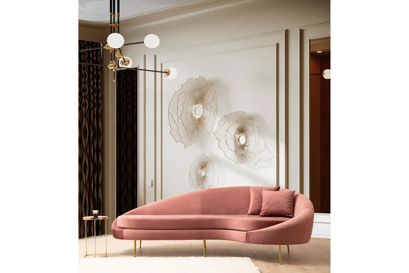 Revelstoke Sofa 3-personers, Rosa