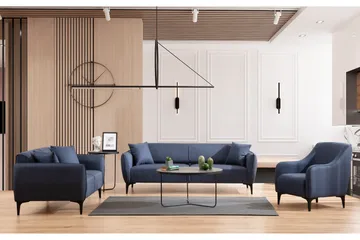 Rossland Sofa 3-personers - Blå - Møbler - Sofaer - Sovesofaer - 3 personers sovesofa
