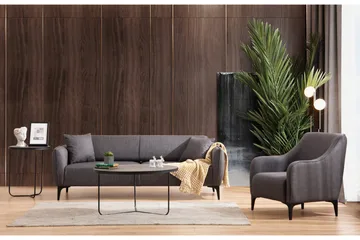 Rossland Sofa 3-personers - Mørkegrå - Møbler - Sofaer - Sovesofaer - 3 personers sovesofa