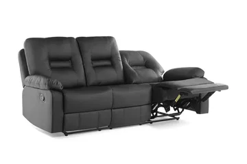 Rovik sofa 3-personers - Sort - Møbler - Sofaer - 3 personers sofa