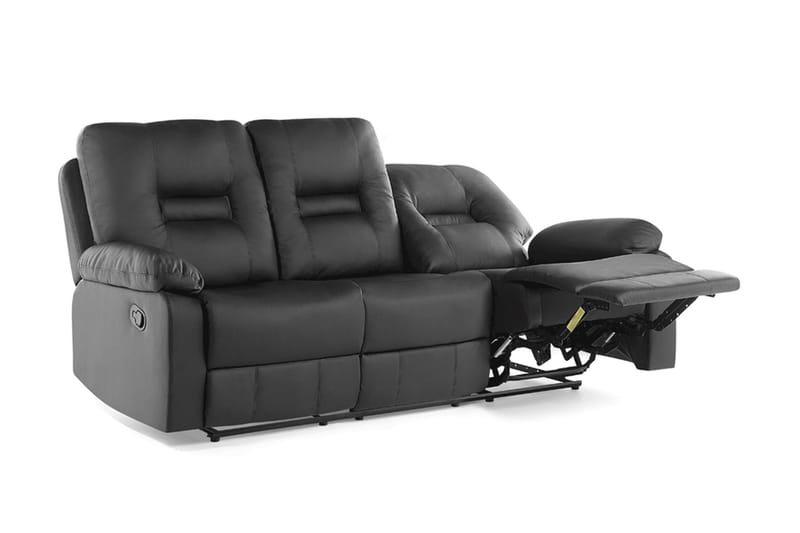 Rovik sofa 3-personers - Sort - Møbler - Sofaer - 3 personers sofa