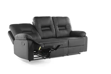 Rovik sofa 3-personers - Sort - Møbler - Sofaer - 3 personers sofa