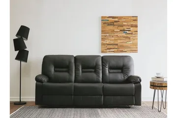 Rovik sofa 3-personers - Sort - Møbler - Sofaer - 3 personers sofa