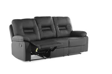 Rovik sofa 3-personers - Sort - Møbler - Sofaer - 3 personers sofa