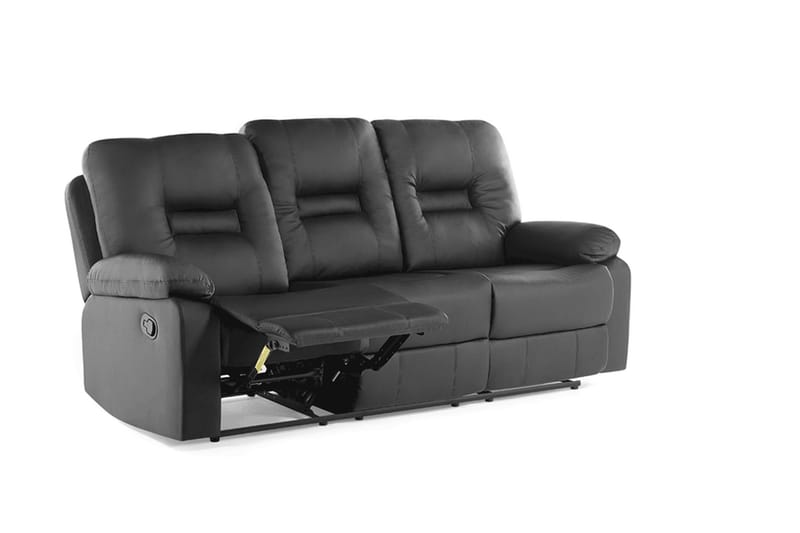 Rovik sofa 3-personers - Sort - Møbler - Sofaer - 3 personers sofa