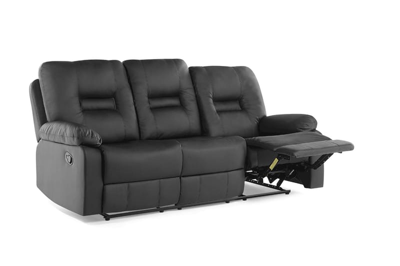 Rovik sofa 3-personers - Sort - Møbler - Sofaer - 3 personers sofa