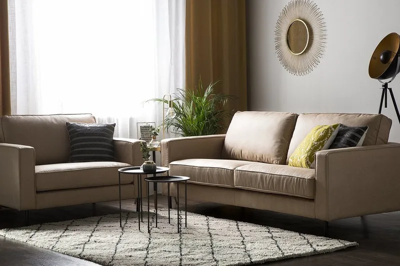 Saval Sofa 3 sæder - Beige - Møbler - Sofaer - 3 personers sofa