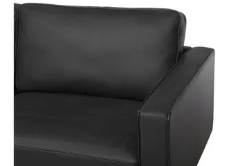Saval Sofa 3 sæder - Sort - Møbler - Sofaer - 3 personers sofa