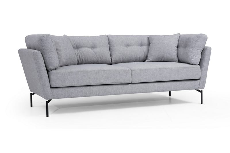 Schirra 3-Pers. Sofa - Grå - Møbler - Sofaer - 3 personers sofa