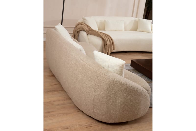 Scone Sofa 3-personers - Brun|Bouclé - Møbler - Sofaer - 3 personers sofa