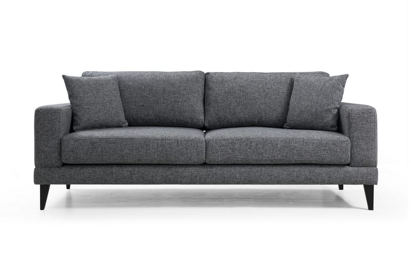 Selder 3-Pers. Sofa - Grå - 3 personers sofa