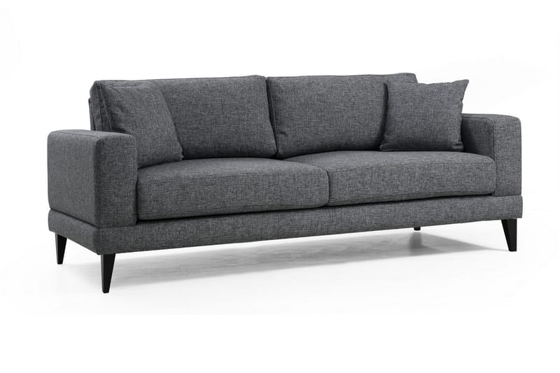 Selder 3-Pers. Sofa - Grå - 3 personers sofa